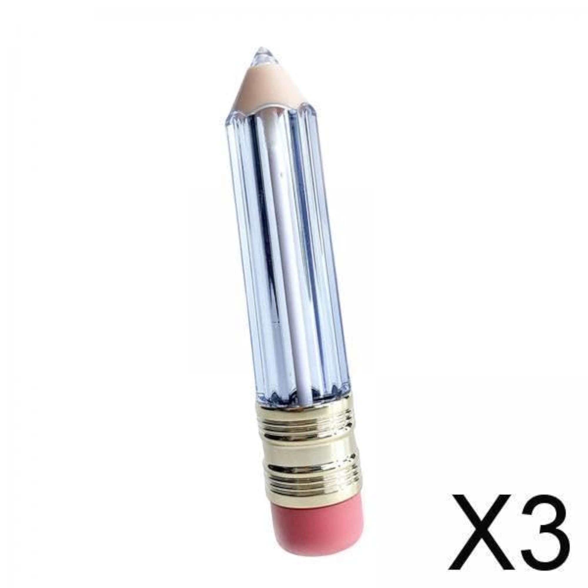 3xLip Gloss Tubes DIY Cosmetics Containers Transparent